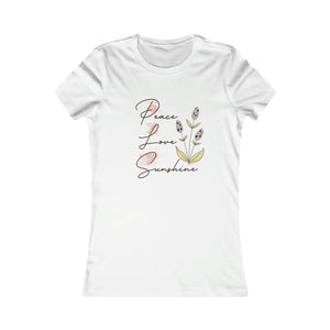 Soft Women’s Favorite Tee - Peace Love Sunshine - Dipaliz - T-shirts - s