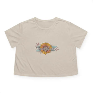 Flowy Cropped Tee - Boho Chic Style for Women - Dipaliz - Heather Dust / s - T-shirts