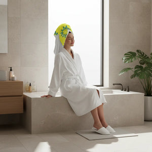 Vibrant Peacock Feather Towel - Soft Cotton Beach - Dipaliz - Towels