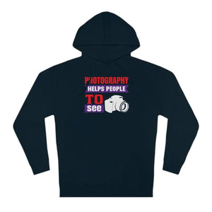 Photography Sweatshirt - Unisex Hooded Comfort Style - Dipaliz - Classic Navy / Xs - Hoodies