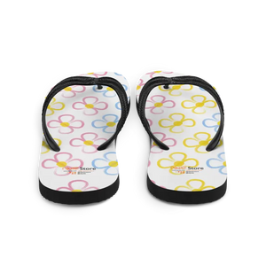 Yellow Flowers Stretchy Slip Resistant Summer Slippers - Dipaliz