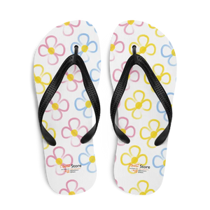 Yellow Flowers Stretchy Slip Resistant Summer Slippers - Dipaliz