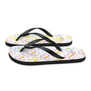 Yellow Flowers Stretchy Slip Resistant Summer Slippers - Dipaliz
