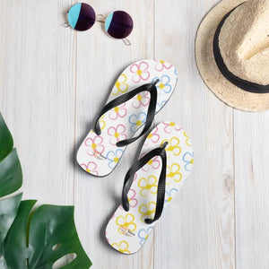 Yellow Flowers Stretchy Slip Resistant Summer Slippers - Dipaliz