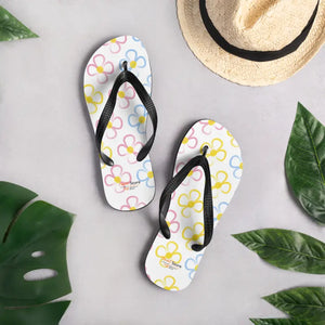 Yellow Flowers Stretchy Slip Resistant Summer Slippers - Dipaliz