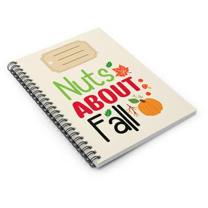 Autumn Leaves Spiral Notebook Ruled Letter Size - Dipaliz - Notebooks & Notepads