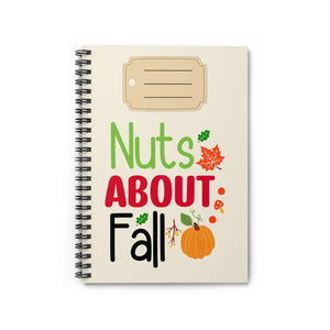 Autumn Leaves Spiral Notebook Ruled Letter Size - Dipaliz - Notebooks & Notepads