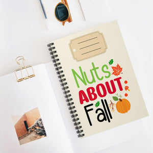 Autumn Leaves Spiral Notebook Ruled Letter Size - Dipaliz - Notebooks & Notepads