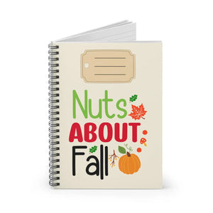 Autumn Leaves Spiral Notebook Ruled Letter Size - Dipaliz - Notebooks & Notepads