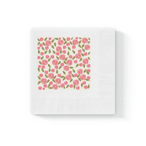 White Coined Napkins – Elegant Paper Party Decor - Dipaliz - Napkin Rings
