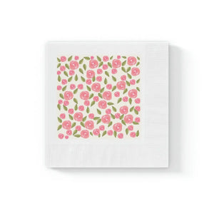 White Coined Napkins – Elegant Paper Party Decor - Dipaliz - Napkin Rings