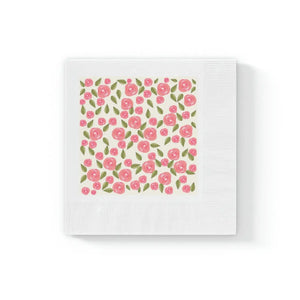 White Coined Napkins – Elegant Paper Party Decor - Dipaliz - Napkin Rings