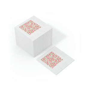 White Coined Napkins – Elegant Paper Party Decor - Dipaliz - Napkin Rings