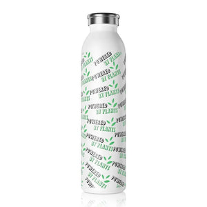 Slim Water Bottle - 20oz Plant Powered Hydration - Dipaliz - White - Bottles