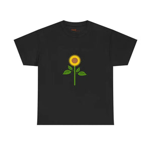 Sunflower T-shirt Women’s Fashion Cotton Tee - Dipaliz - Black / s - T-shirts