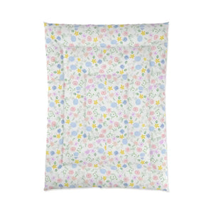 Pretty Nature Print Comforter - 68’’ × 92’’ - Quilts & Comforters