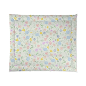Pretty Nature Print Comforter – Fresh Leaf - Dipaliz - Quilts & Comforters