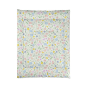 Pretty Nature Print Comforter – Fresh Leaf - Dipaliz - Quilts & Comforters