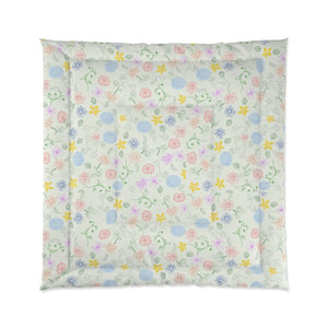 Pretty Nature Print Comforter – Fresh Leaf - Dipaliz - Quilts & Comforters