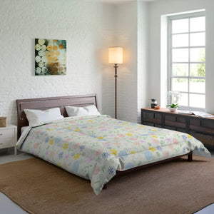 Pretty Nature Print Comforter – Fresh Leaf - Dipaliz - Quilts & Comforters
