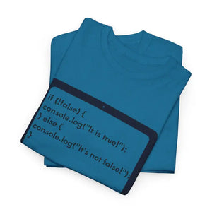 T-shirt - Javascript Programming Computer Nerd Tee Heavy Cotton Coding Apparel