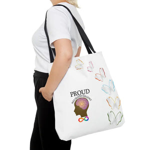 Proud Neurodivergent Tote Bag - Trendy Statement Style - Dipaliz - Large - Handbags