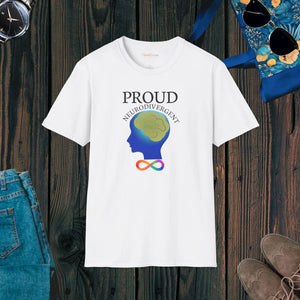 Soft Cotton Proud Neurodivergent T-shirt - Eco-friendly - Dipaliz - T-shirts - s