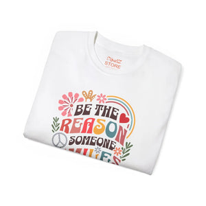 Eco-friendly be the Reason Someone Smiles Today T-shirt - Dipaliz - T-shirts - 5xl
