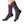 Vibrant Blue Abstract Pattern Socks - Red Accents - Dipaliz