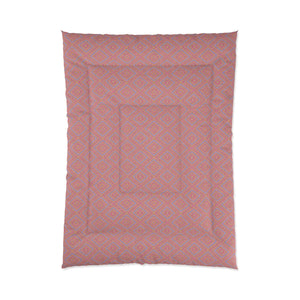 Blue Geometrical Pattern – Polyester Comforter - Dipaliz - Quilts & Comforters