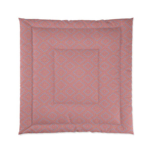 Blue Geometrical Pattern – Polyester Comforter - Dipaliz - Quilts & Comforters