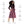 Red Striped Long Sleeve Midi Dress – Jersey - Dipaliz - Dresses - Xs