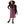 Red Striped Long Sleeve Midi Dress – Jersey - Dipaliz - Dresses - Xs
