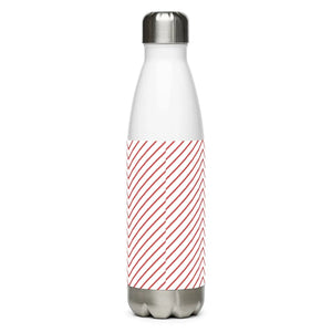Insulated Stainless Steel Water Bottle - Red Stripe - Dipaliz - Bottles