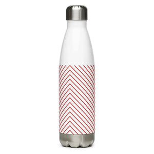 Insulated Stainless Steel Water Bottle - Red Stripe - Dipaliz - Bottles