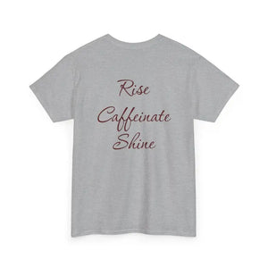 Rise Caffeinate Shine Bicycle T-shirt - Heavy Cotton Tee - Dipaliz - T-shirts