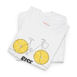Rise Caffeinate Shine Bicycle T-shirt - Heavy Cotton Tee - Dipaliz - T-shirts