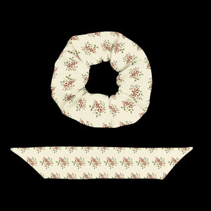 Eco Friendly Recycled Scrunchie Rose Flowers one Size - Dipaliz - Ponytail Holders