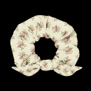 Eco Friendly Recycled Scrunchie Rose Flowers one Size - Dipaliz - Ponytail Holders