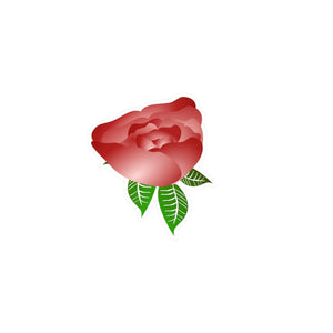 Chic Kiss Cut Vinyl Decals - Elegant Rose Design - Dipaliz - Home Decor