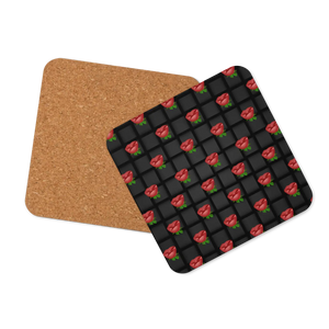 Modern Black Weaved Cork Coaster - Chic Kitchen Decor - Dipaliz - Coasters