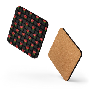 Modern Black Weaved Cork Coaster - Chic Kitchen Decor - Dipaliz - Coasters