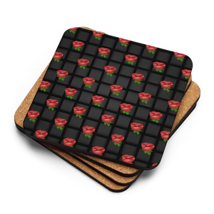 Modern Black Weaved Cork Coaster - Chic Kitchen Decor - Dipaliz - Coasters