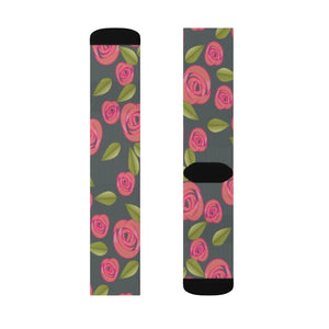 Vibrant Sublimation Socks - Swirl Design Grey - Dipaliz