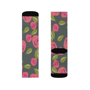 Vibrant Sublimation Socks - Swirl Design Grey - Dipaliz