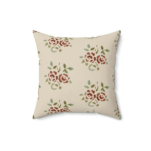 Vibrant Roses Throw Pillow - Polyester Square - Dipaliz - Pillows