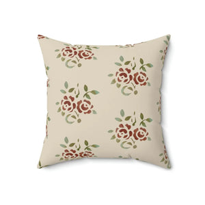Vibrant Roses Throw Pillow - Polyester Square - Dipaliz - Pillows