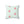 Floral Roses Print Mint Color Polyester Square Pillow - Dipaliz - Throw Pillows