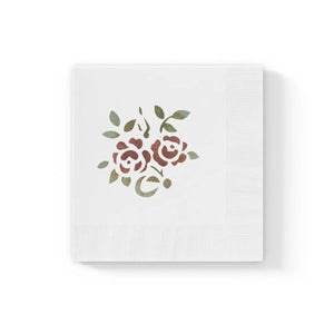 Soft 3-ply White Coined Napkins - Custom Party Decor - Dipaliz - Paper