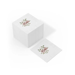 Soft 3-ply White Coined Napkins - Custom Party Decor - Dipaliz - Paper